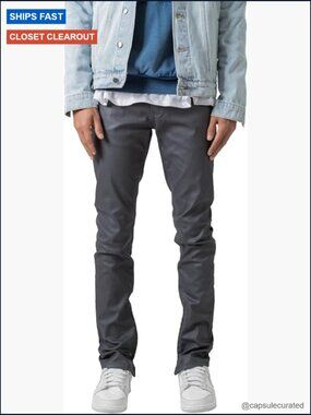 Men's M11 Slim Denim Jeans Stretch Cotton Skinny Fit